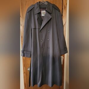 New Men's 46R London Fog Trench Coat